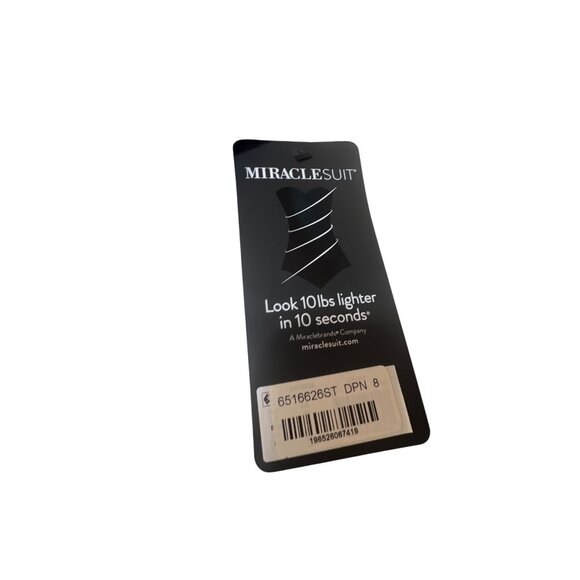 Miraclesuit Womens Blue Layered Tankini Swim Top With Adjustable Straps 8 NWT - Picture 2 of 5